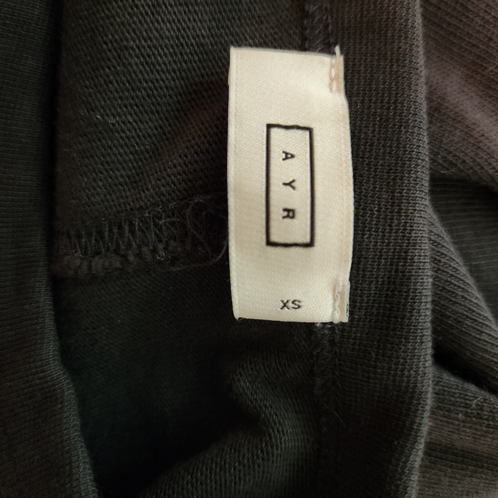 Nordstrom Classic Black Maxi Dress Crew neck short sleeve Minimalist Neutrals Mi - Picture 5 of 9